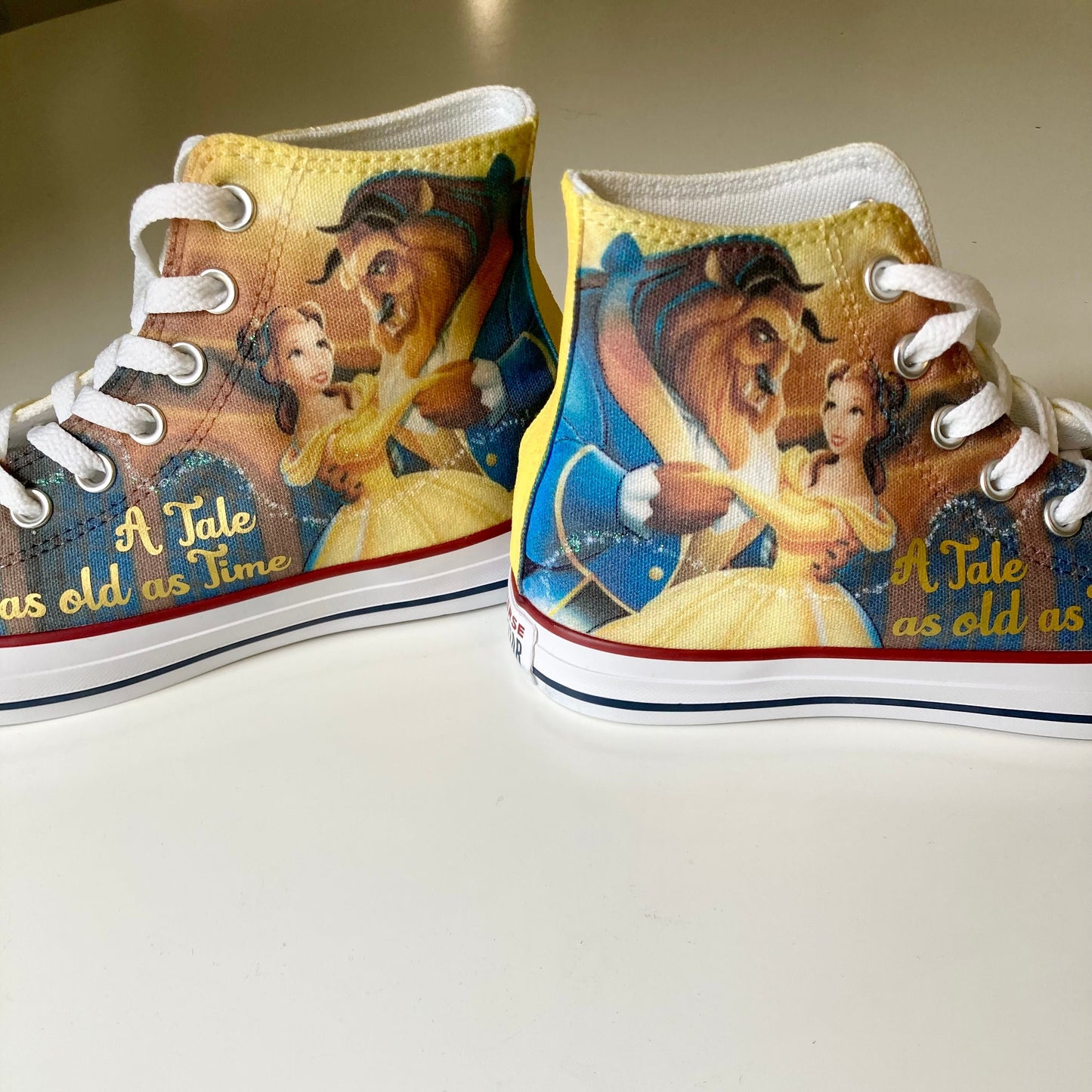 BEAUTY AND THE BEAST CONVERSE SNEAKERS