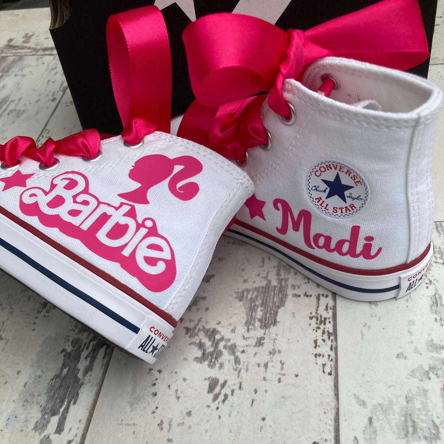 Barbie converse high tops
