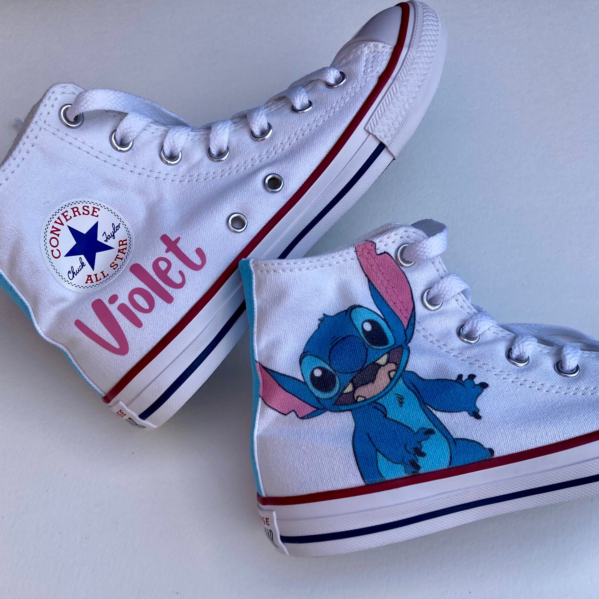 Lilo and stitch custom converse