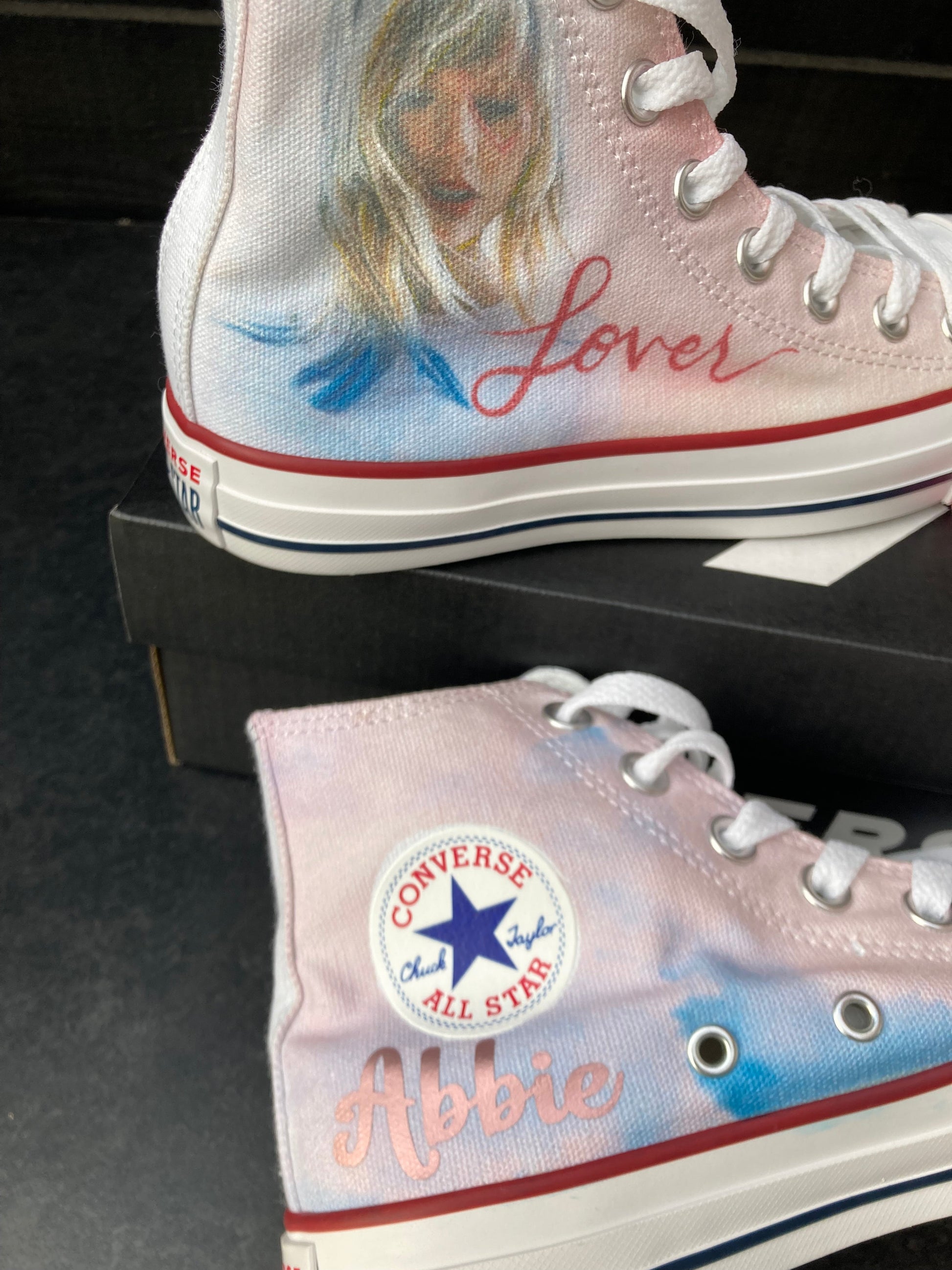 Taylor Swift Custom Converse shoes