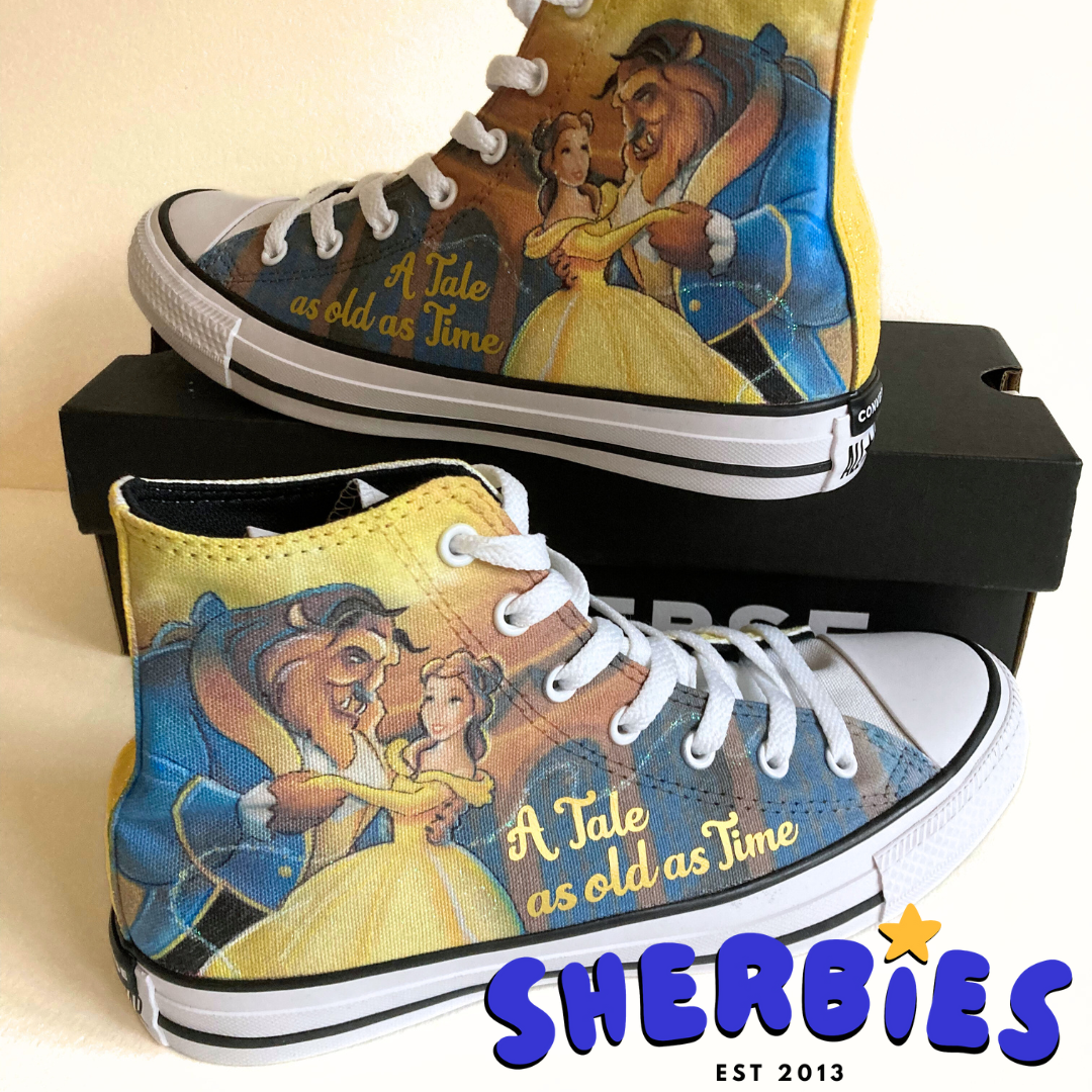 Beauty and the Beast Converse