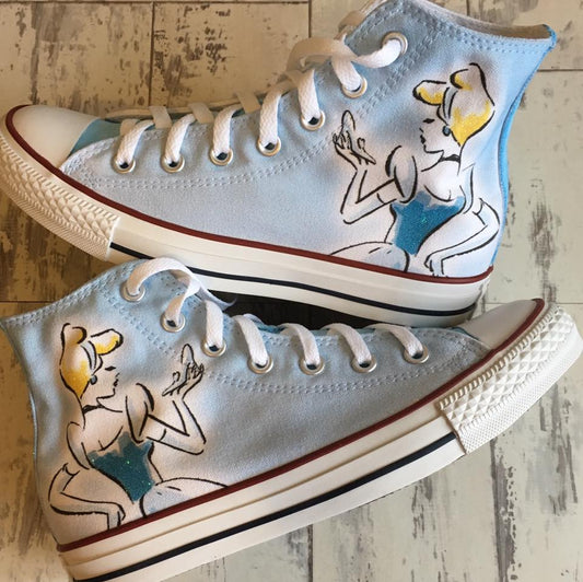 Cinderella converse shoes