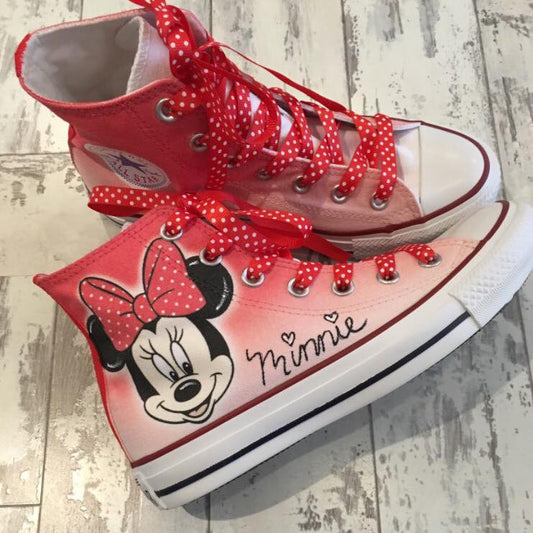 Kids Minnie Mouse Custom Converse