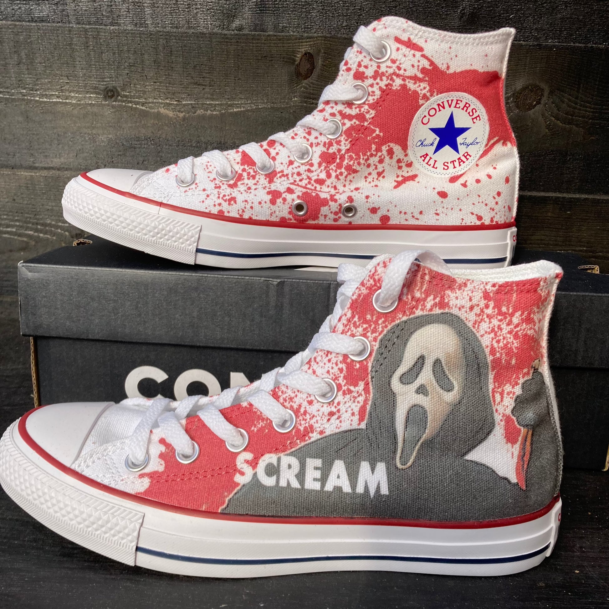 Scream Custom Converse Sherbies